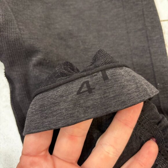Lululemon Athletica In The‎ Flow II Heathered Black leggings Size 4 - Picture 11 of 11